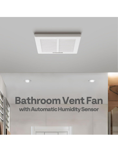 Ventilador Extractor de Baño VIVOHOME 80 CFM con Sensor