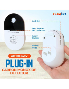 Detector de Monóxido de Carbono Plug-in FLAMERA ACJ-921 2