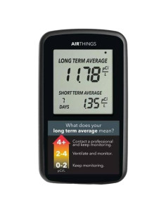 Detector de Radón Digital Airthings Corentium con Pantalla LCD