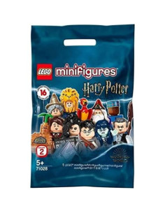 Minifigura LEGO Harry Potter Kingsley Shacklebolt con escoba 2