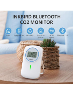 Monitor de CO2 INKBIRD IAM-T2 3-en-1 con Bluetooth 2