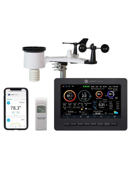 Estación Meteorológica Inteligente Ambient Weather WS-2000 con WiFi