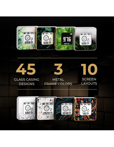 Monitor de Calidad del Aire AIRVALENT - Sensor CO2, Humedad y Temperatura