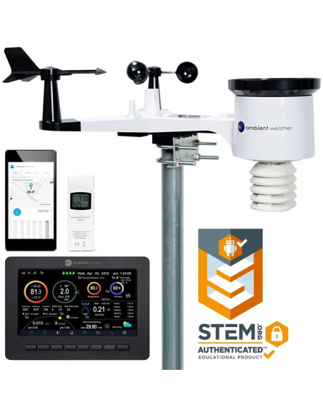 Estación Meteorológica Inteligente Ambient Weather WS-2000 con WiFi