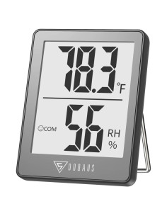 Higrómetro Digital DOQAUS con Pantalla LCD 2.3" - Gris