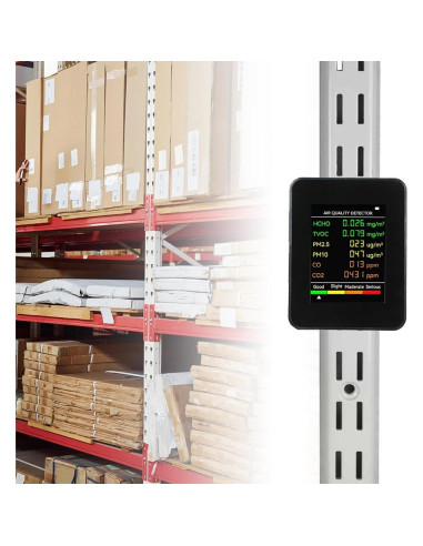 Detector de CO2 Leopacat, Monitor de Calidad del Aire 14x10cm