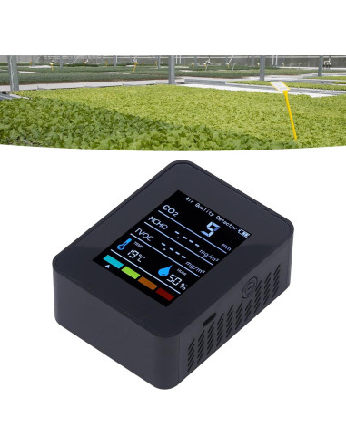 Detector de CO2 Leopacat, Monitor de Calidad del Aire 14x10cm