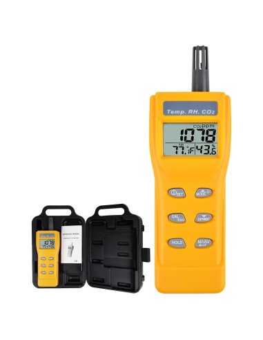 Detector de CO2 Digital TEKCOPLUS COTK-57 con Alarma