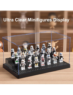 Caja de Exhibición de Minifiguras Mlikero Acrílico Negro 2