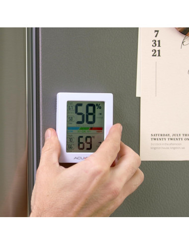 Higrómetro y Termómetro Digital AcuRite 01083 - Interior, Blanco