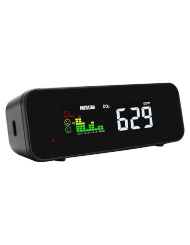 Medidor de CO2 y Temperatura DANOPLUS KIB0385 0-5000ppm