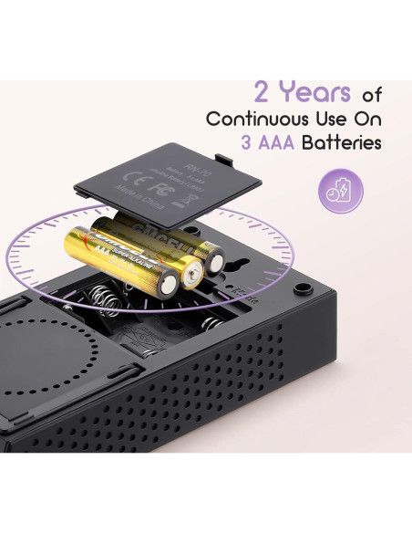 Detector de Radón INKBIRD Portátil para el Hogar - Modelo INK-RD1-US-BLACK