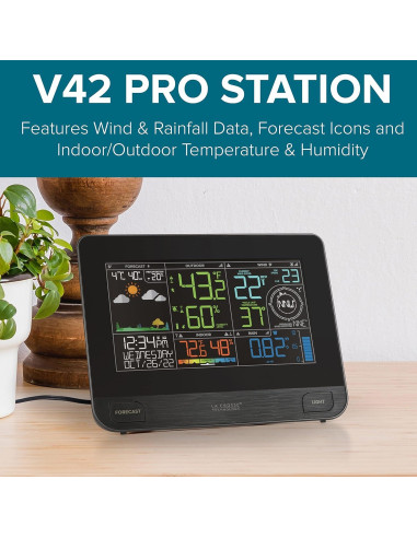 Estación Meteorológica Inalámbrica La Crosse V42-PRO-INT Wi-Fi