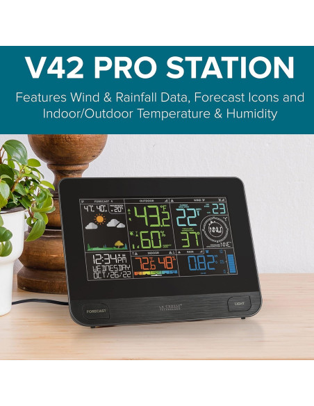 Estación Meteorológica Inalámbrica La Crosse V42-PRO-INT Wi-Fi