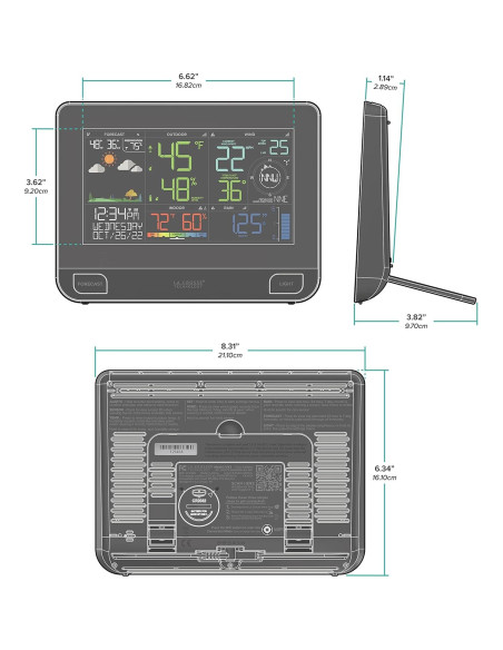 Estación Meteorológica Inalámbrica La Crosse V42-PRO-INT Wi-Fi