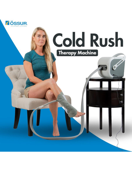 Máquina de Terapia Fría Ossur Cold Rush para Rodilla - Ligera y Silenciosa Máquina de Terapia Fría Ossur Cold Rush para Rodilla - Ligera y Silenciosa