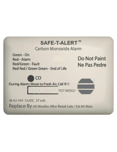 Detector de Alarma de CO Marino MTI Industries 62-541-WT