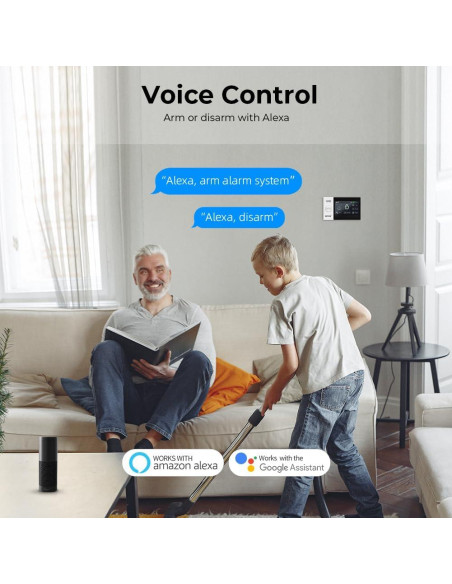 Sistema de Alarma Inalámbrico PGST PG107F - Pantalla Táctil 4.3"