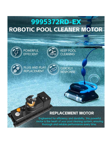 Motor Limpiador Piscina Robótico Sunluway 9995372RD-EX 3.58kg