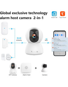 Sistema de Alarma y Cámara de Seguridad TUGARD WiFi 2 en 1 2