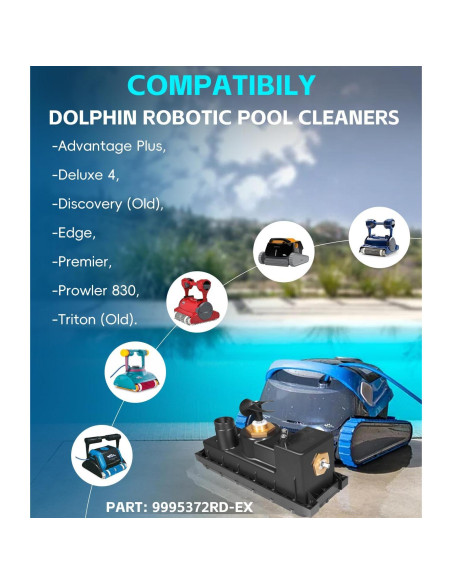 Motor Limpiador Piscina Robótico Sunluway 9995372RD-EX 3.58kg