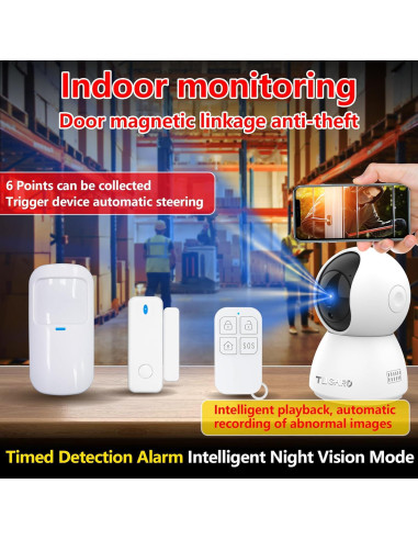 Sistema de Alarma y Cámara de Seguridad TUGARD WiFi 2 en 1