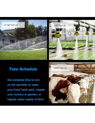 Válvula de Agua Wifi Inteligente Gaoducash 12V Cobre