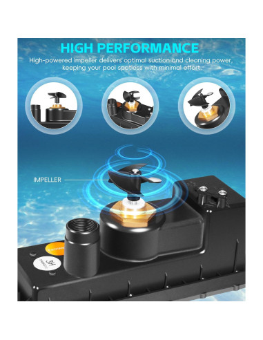 Motor Limpiador Piscina Robótico Sunluway 9995372RD-EX 3.58kg