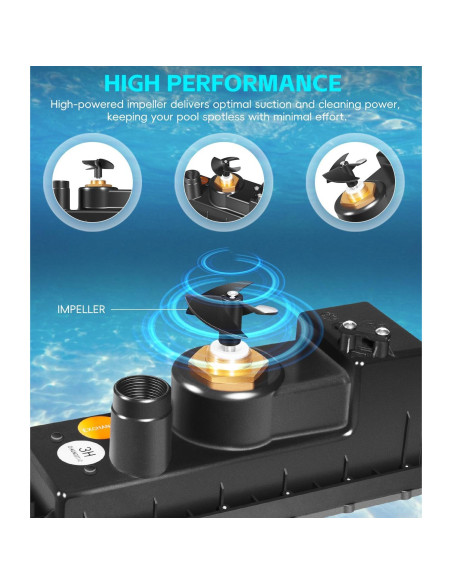 Motor Limpiador Piscina Robótico Sunluway 9995372RD-EX 3.58kg