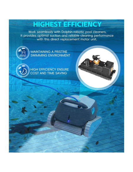 Motor Limpiador Piscina Robótico Sunluway 9995372RD-EX 3.58kg