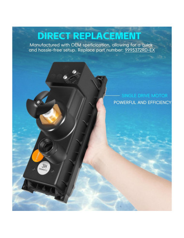 Motor Limpiador Piscina Robótico Sunluway 9995372RD-EX 3.58kg
