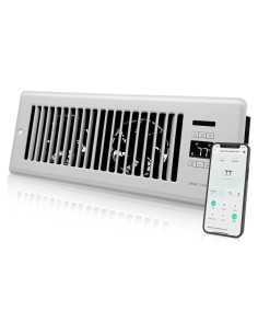 Ventilador Aumentador Howeall 4x12" Blanco Silencioso WiFi