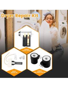 Kit de Reparación Secadora Gas NISHCON 279311 279834 338906 2