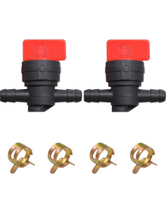 Válvula de Corte de Combustible Tnisesm 2 Piezas 6.35mm 2