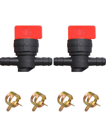 Válvula de Corte de Combustible Tnisesm 2 Piezas 6.35mm