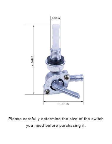 Interruptor de Válvula de Corte de Combustible ZLKSKER M10X1.25
