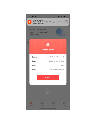 Detector de Humo y Calor VITAL EYE HEALTH LS-898-7P-F5