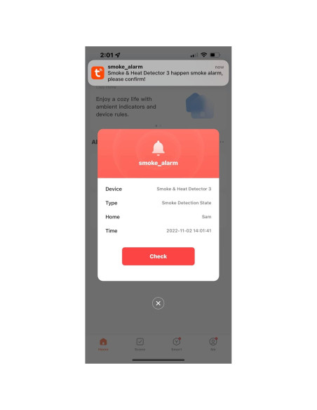 Detector de Humo y Calor VITAL EYE HEALTH LS-898-7P-F5