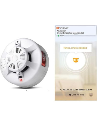 Detector de Humo y Calor VITAL EYE HEALTH LS-898-7P-F5