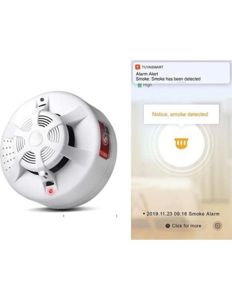 Detector de Humo y Calor VITAL EYE HEALTH LS-898-7P-F5