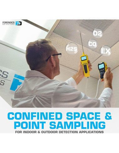 Monitor de 4 Gases Forensics Detectors FD con Bomba USB