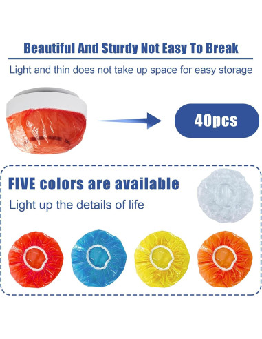 40 Cubiertas de Detector de Humo Dxmimer Azul Reutilizables