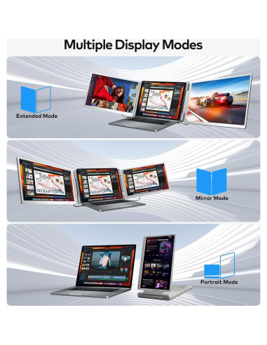 Extensor de Pantalla FHD 14" Ladomi para Laptop 12-16.5"