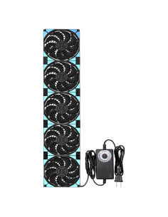 Ventilador de computadora PANO-MOUNTS 120mm con controlador 600mm