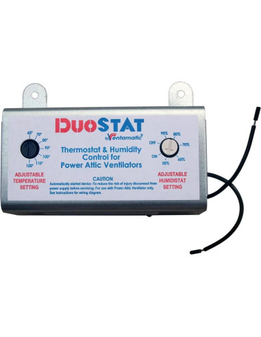 Control de Termostato y Humidistato Doble Ventamatic XXDUOSTAT