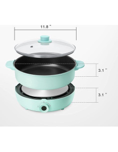 Olla Caliente Eléctrica KLOLKUTTA 5.3L Antiadherente 2