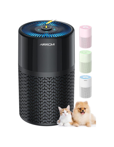 Purificador de Aire AIRROMI A2002 para Mascotas 61 m Negro