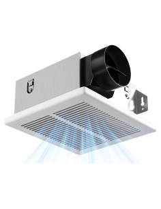 Ventilador Extractor de Baño Amico 80 CFM 1 Sone Blanco