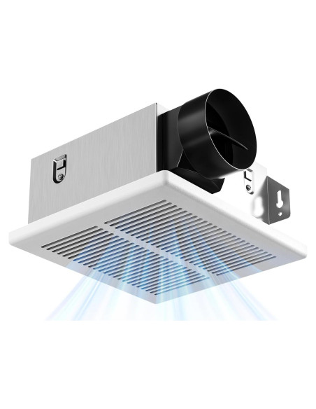 Ventilador Extractor de Baño Amico 80 CFM 1 Sone Blanco