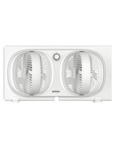 Ventilador de Ventana Doble Shinic WD18-9 70W 22.86cm Beige